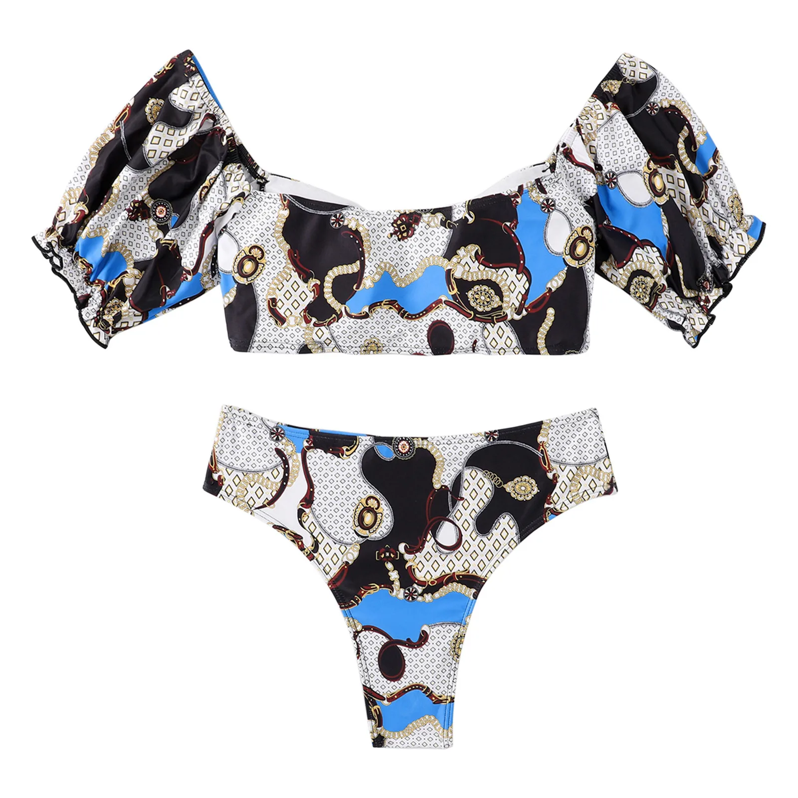 Fashion Strap Pieces Split Set Swimsuit Sleeve Sexy Women Print Two Swimwears Tankinis Set Swimwears Thong swimsuit
Fashion Strap Pieces Split Set Swimsuit Sleeve Sexy Women Print Two Swimwears Tankinis Set Swimwears Thong swimsuit