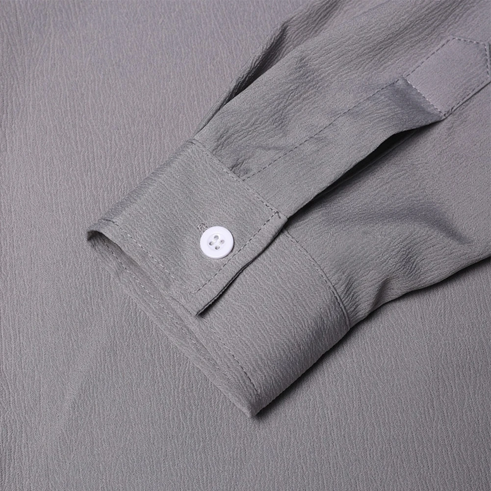 Men Men Top Shirt Slight Stretch Solid Color Stand Collar Top Up 1 Pc Blouse Button Durable Comfortable Fashon
Men Men Top Shirt Slight Stretch Solid Color Stand Collar Top Up 1 Pc Blouse Button Durable Comfortable Fashon