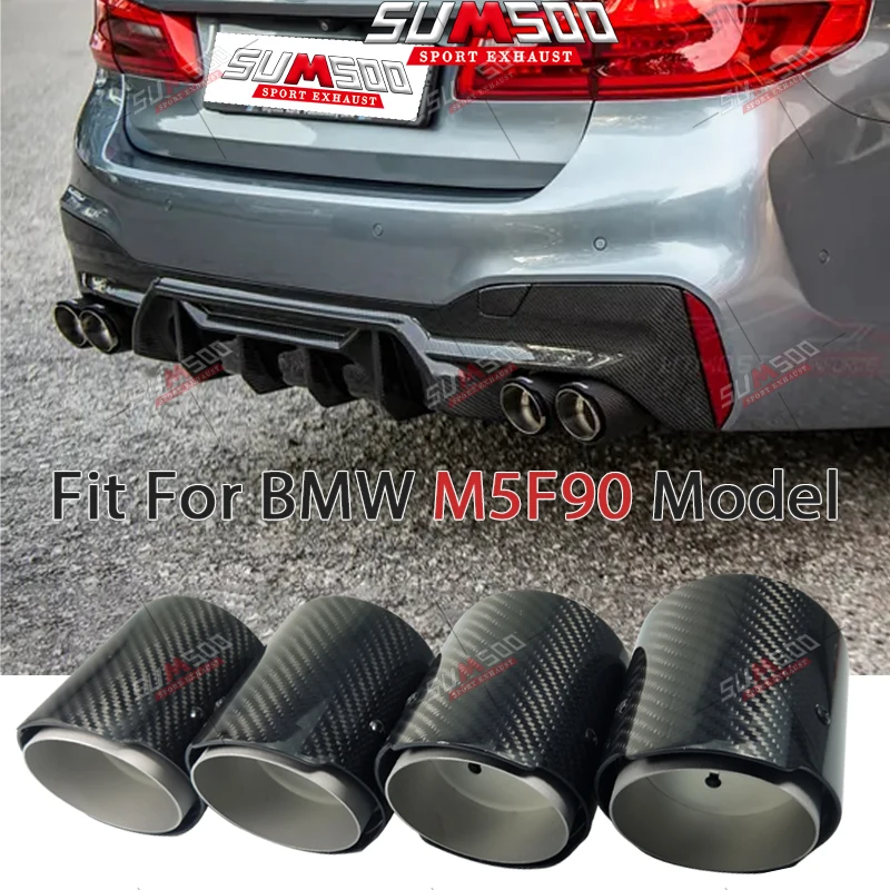 Genuine SUMSOO4 PCS Exhaust Tips for BMW M5 F90 carbon fiber upgrade Modified muffler Exhaust Pipe For AK Style
Genuine SUMSOO4 PCS Exhaust Tips for BMW M5 F90 carbon fiber upgrade Modified muffler Exhaust Pipe For AK Style