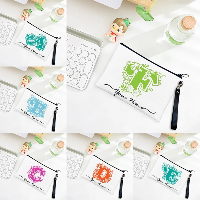 Personalized Letter Custom Name Makeup Cosmetic Pouch School Pencil Pouchs Bridesmaid Clutch Bags Bachelor Party Lipstick Bag
Personalized Letter Custom Name Makeup Cosmetic Pouch School Pencil Pouchs Bridesmaid Clutch Bags Bachelor Party Lipstick Bag