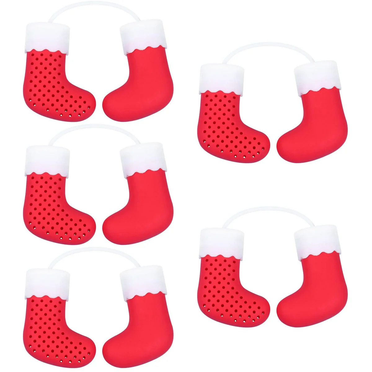 Tea Infuser Christmas Filter Strainer Loose Leaf Holder Steeper Cookingoffice Brewing Resistant Wear Design Household Silicone 
Tea Infuser Christmas Filter Strainer Loose Leaf Holder Steeper Cookingoffice Brewing Resistant Wear Design Household Silicone