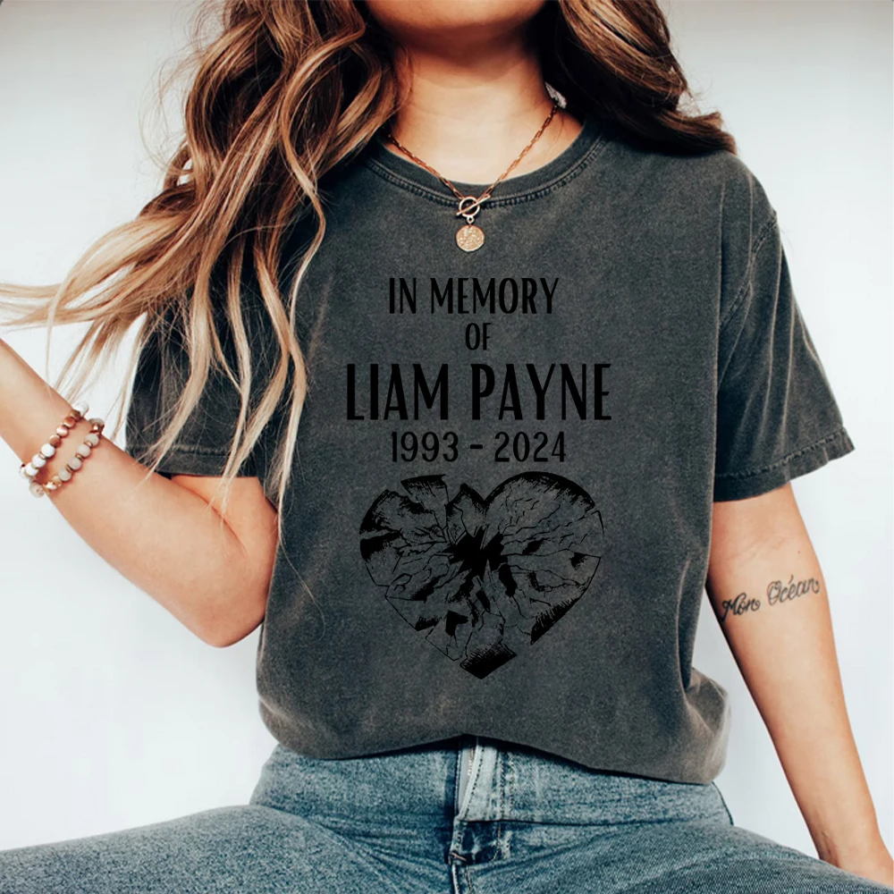 Футболка In Memory of Liam Payne рубашка Rip футболка в стиле ретро 90-х рубашки Tribute топы