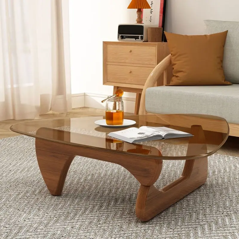 Glass Coffee Table Small Apartment Living Room Home Modern Minimalist Nordic Transparent Minimalist round Tea Table
Glass Coffee Table Small Apartment Living Room Home Modern Minimalist Nordic Transparent Minimalist round Tea Table