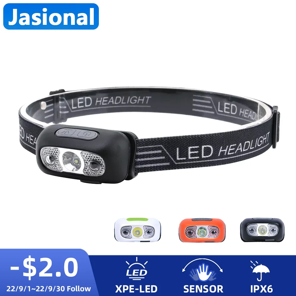 Waterproof LED Headlamp Body Motion Sensor USB Rechargeable for Camping Fishing Cycling Outdoor Sports Flashlight XPE Lights
Waterproof LED Headlamp Body Motion Sensor USB Rechargeable for Camping Fishing Cycling Outdoor Sports Flashlight XPE Lights