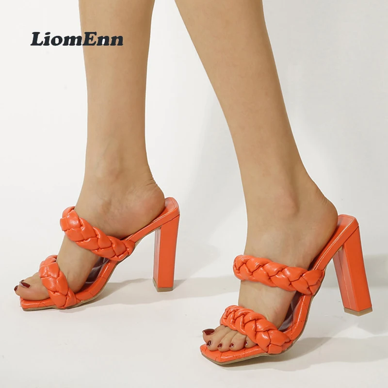 Orange Weave Design Heels Slippers Women Outdoor Casual Summer High Heels Slippers For Women Sandals 2022 Sexy Party Shoes
Orange Weave Design Heels Slippers Women Outdoor Casual Summer High Heels Slippers For Women Sandals 2022 Sexy Party Shoes