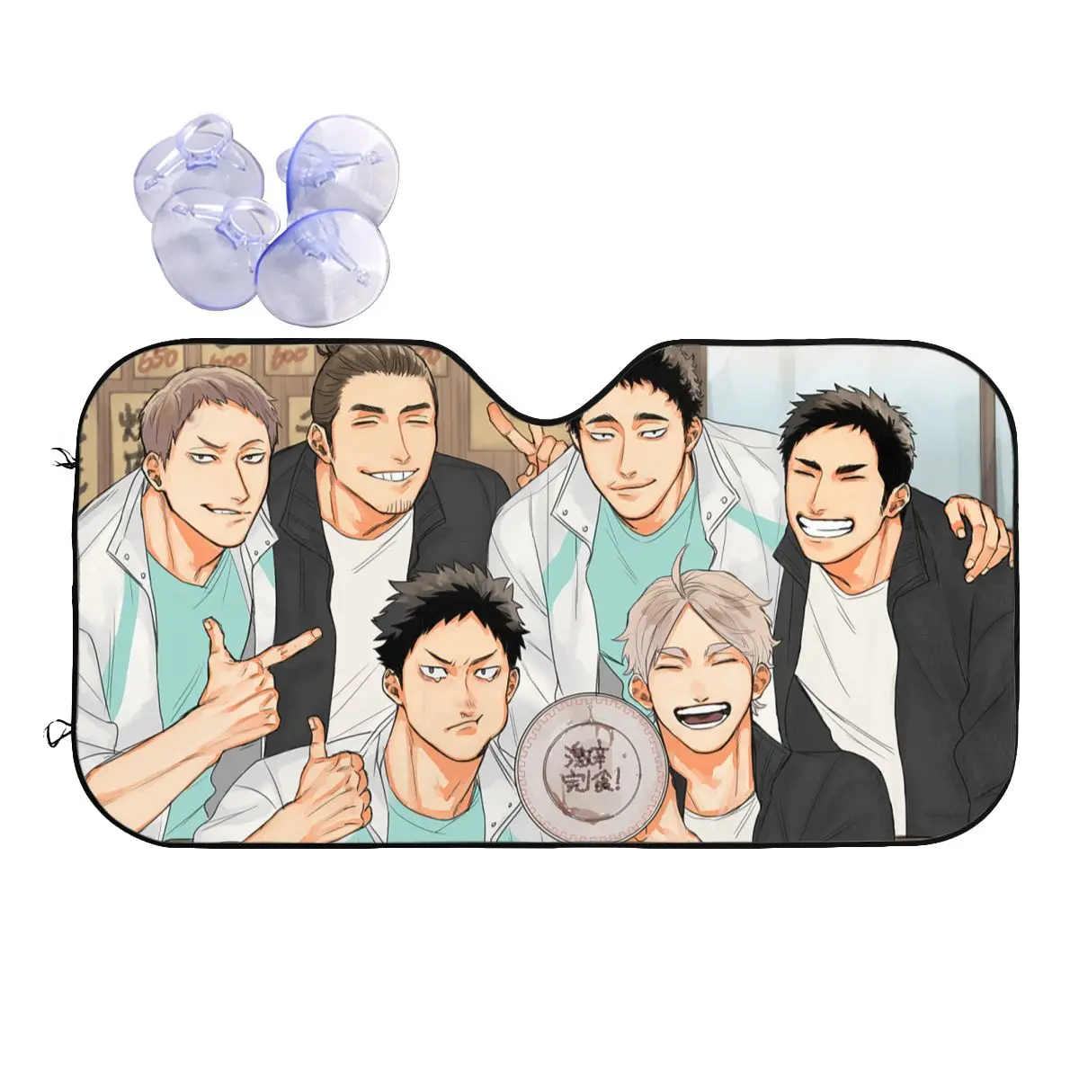 Anime Haikyuu Novelty Windshield Sunshade 76x140cm Volleyball Hajime Oikawa Foils Car Window Windscreen Cover Accessories Covers
Anime Haikyuu Novelty Windshield Sunshade 76x140cm Volleyball Hajime Oikawa Foils Car Window Windscreen Cover Accessories Covers