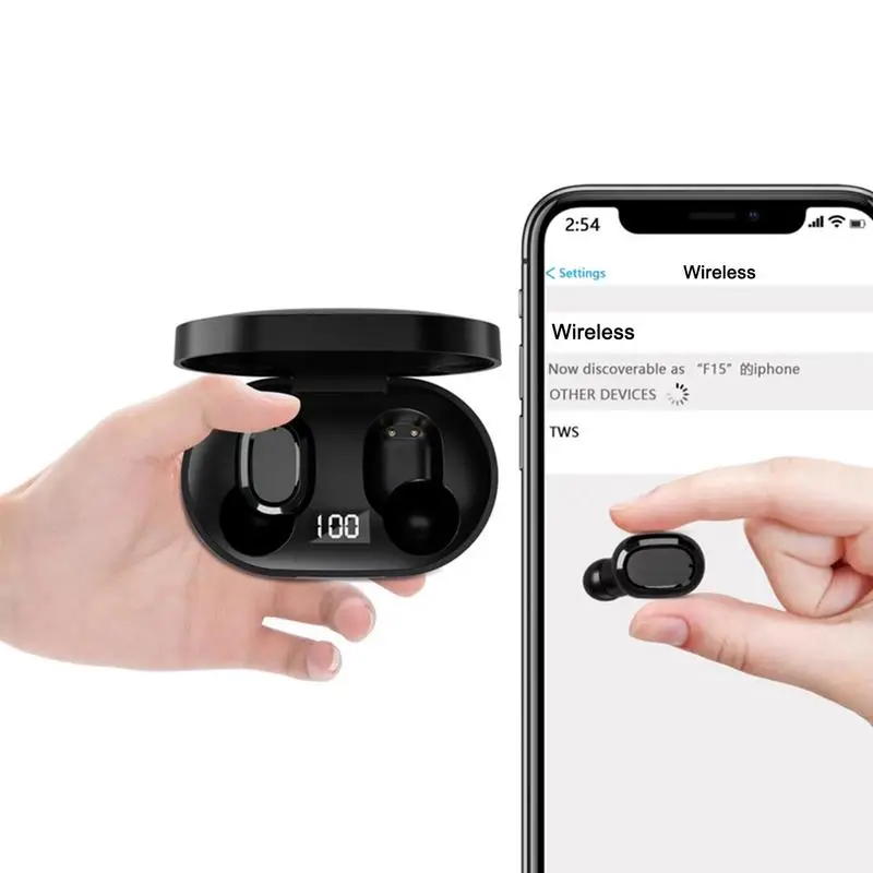 Беспроводные наушники D6S, беспроводные наушники с зарядным устройством, умные сенсорные наушники для работы, спортзала, бега, легкая зарядка и
Беспроводные наушники D6S, беспроводные наушники с зарядным устройством, умные сенсорные наушники для работы, спортзала, бега, легкая зарядка и