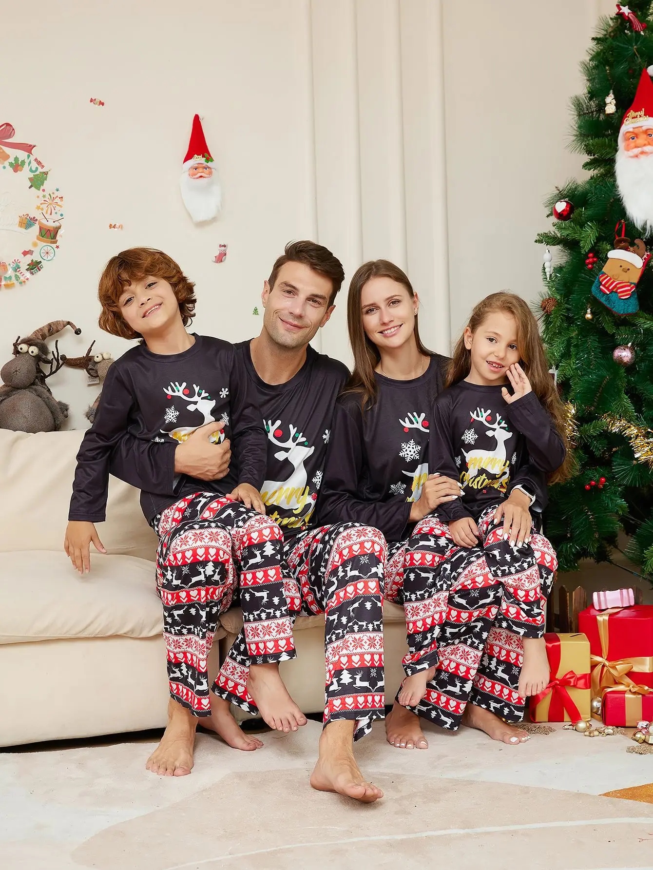 Xmas Pjs Whole Family Matching Christmas Pajamas Set Baby Kids Couples Long Sleeve Mother Mommy Daddy Daughter Print 2023 New
Xmas Pjs Whole Family Matching Christmas Pajamas Set Baby Kids Couples Long Sleeve Mother Mommy Daddy Daughter Print 2023 New