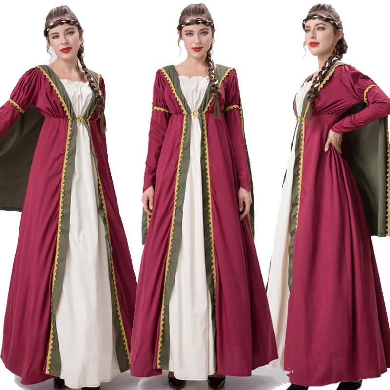 Halloween Adult European Pastoral Style Women's Clothing COS Fairy Tale Dress Stage Play Cosplay Performance Daily Uniform
Halloween Adult European Pastoral Style Women's Clothing COS Fairy Tale Dress Stage Play Cosplay Performance Daily Uniform