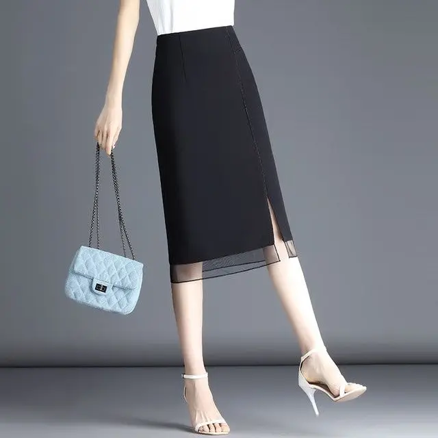 Women 2022 Spring Summer New OL High Waist Split Skirts Female Slim Package Hip Skirts Ladies Midi Solid Pencil Skirts Y205
Women 2022 Spring Summer New OL High Waist Split Skirts Female Slim Package Hip Skirts Ladies Midi Solid Pencil Skirts Y205