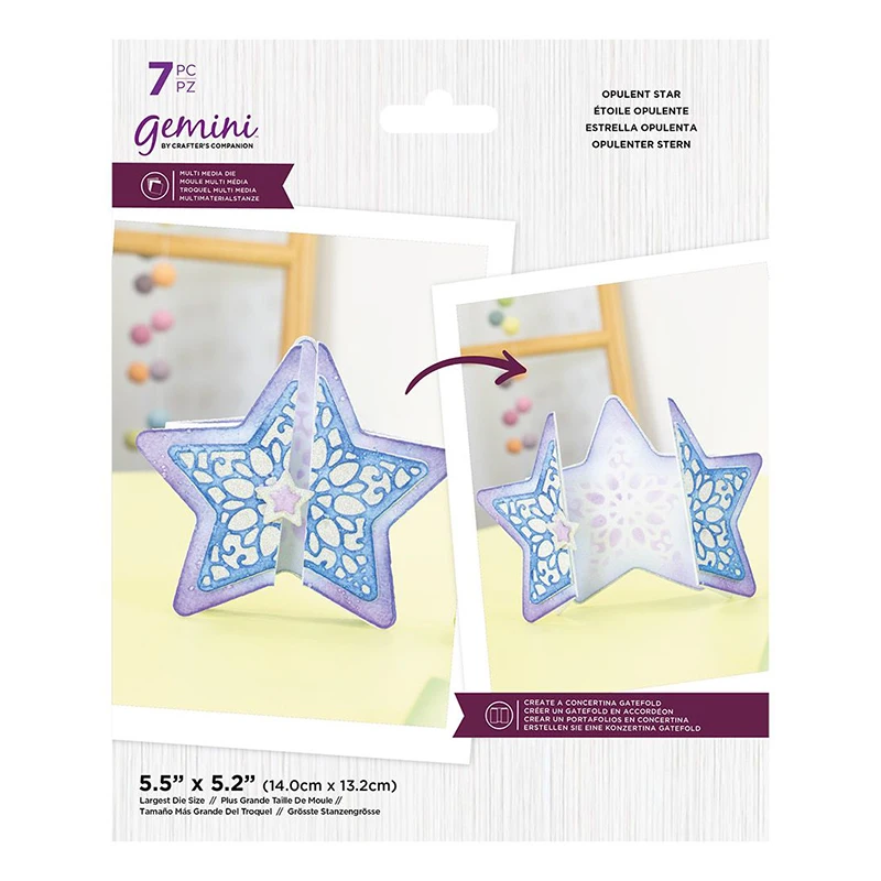 New Oversize Star Frame Craft Mold Metal Cutting Dies for Scrapbooking Stencil Knife Mould Blade Punch Model Template Decoration
New Oversize Star Frame Craft Mold Metal Cutting Dies for Scrapbooking Stencil Knife Mould Blade Punch Model Template Decoration