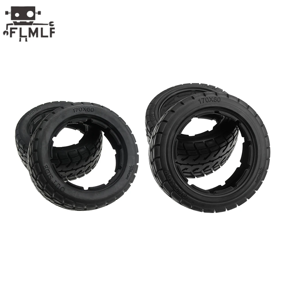 

Rc Car on Road Front or Rear Tyre Skin Set for 1/5 HPI ROFUN BAHA ROVAN KM BAJA 5B SS Truck Remote Control Cars Wheel Tire Parts