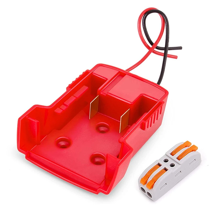 for Power Wheels Adapter for M18 Battery 18V Battery Dock Power Connector RC Toy Car Truck 12 Gauge Robotics(Wire Terminals)
for Power Wheels Adapter for M18 Battery 18V Battery Dock Power Connector RC Toy Car Truck 12 Gauge Robotics(Wire Terminals)