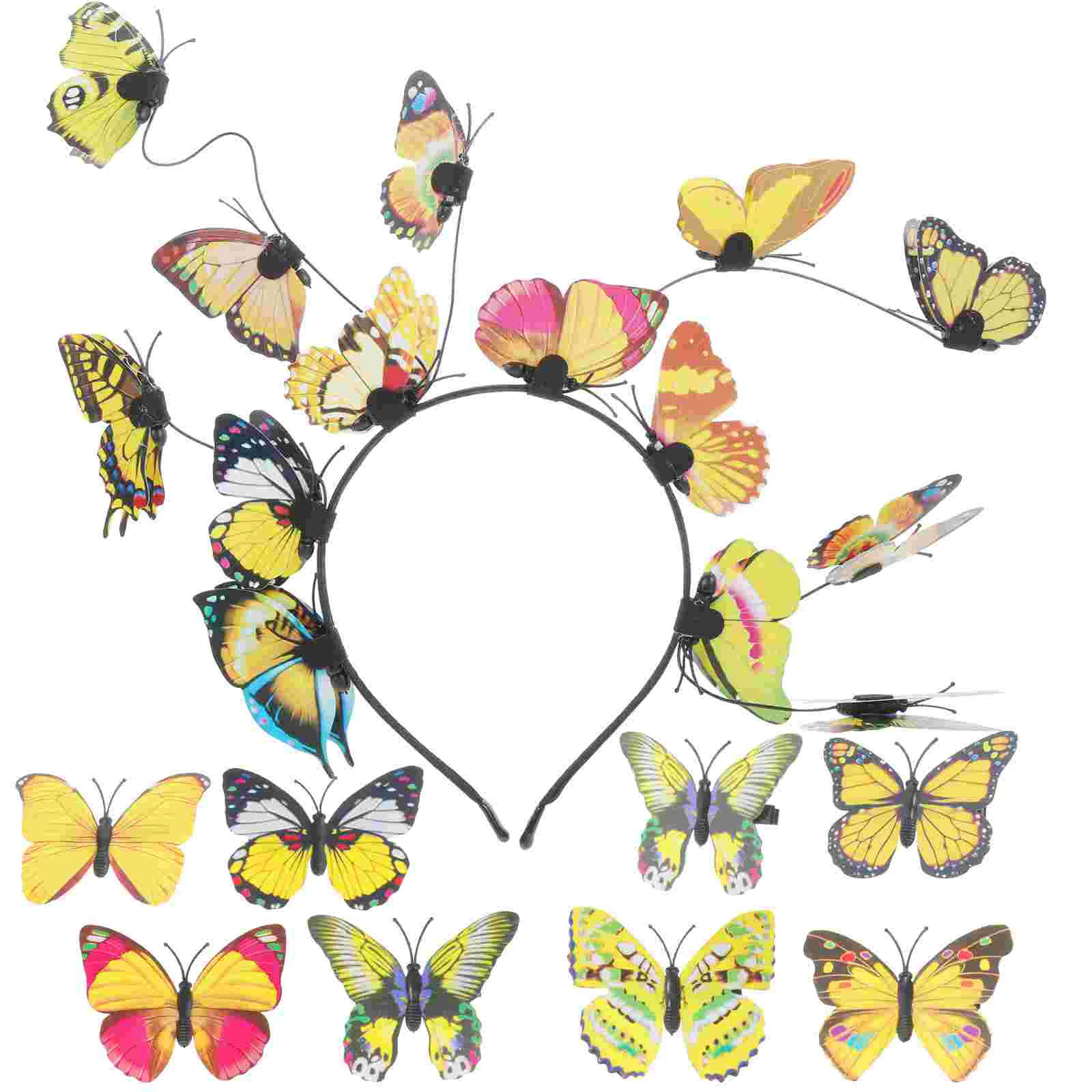 Заколки для волос с бабочками женские, повязка на голову, аксессуары для волос с бабочками, 1 комплект
Заколки для волос с бабочками женские, повязка на голову, аксессуары для волос с бабочками, 1 комплект