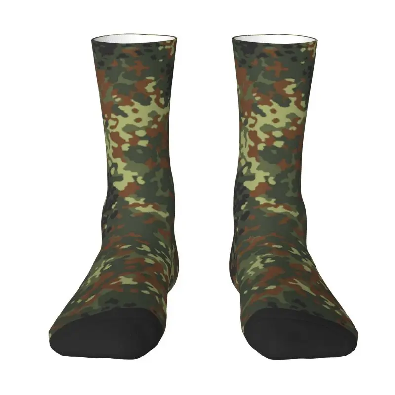 

Камуфляжные носки Kawaii с принтом Flecktarn для женщин и мужчин эластичные летние осенние зимние армейские камуфляжные короткие носки