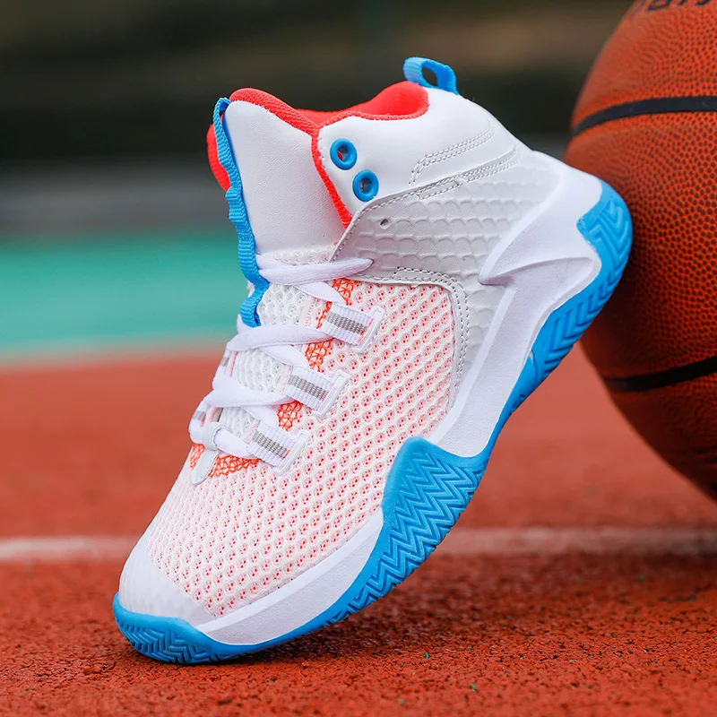 Kids Basketball Shoes Student Children Sports Running Shoes Breathable Wear-resistant Boys Child Basketball Sneakers Mesh Shoes
Kids Basketball Shoes Student Children Sports Running Shoes Breathable Wear-resistant Boys Child Basketball Sneakers Mesh Shoes