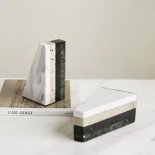 Minimalist Marble Book File Ornaments Creative Modern Model Room Study Bookcase Decorative Magazine Book Lean