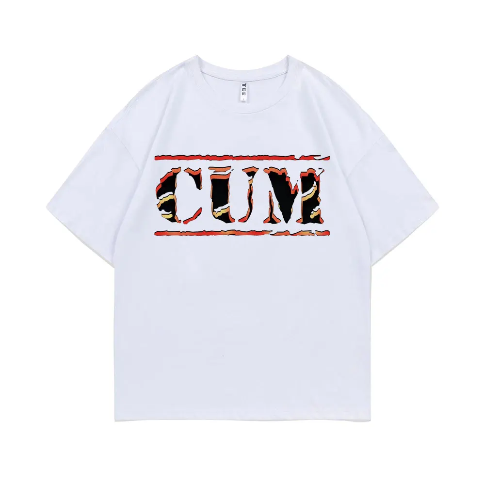 

Doom Cum Funny for Men Women Graphic T-shirts Unisex Oversized T Shirt Game Short Sleeve Man Comfortable Tshirt Men's Streetwear