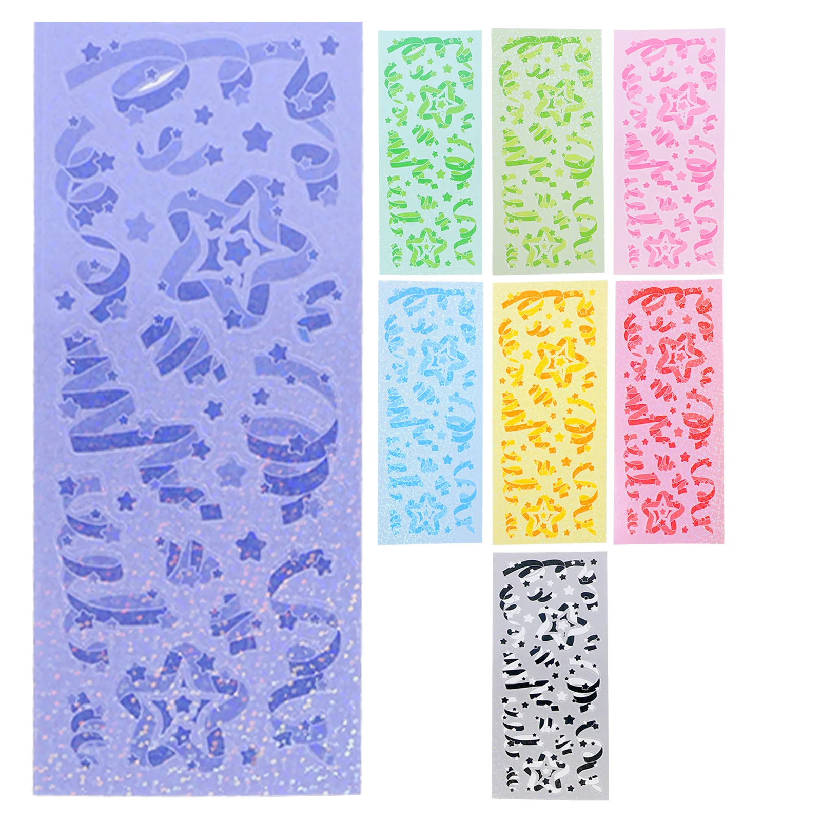 8 Pcs Waterproof Pvc Sticker Self-adhesive Ribbon Background Stickers Decor DIY Laptop Decorative Photo Colorful
8 Pcs Waterproof Pvc Sticker Self-adhesive Ribbon Background Stickers Decor DIY Laptop Decorative Photo Colorful