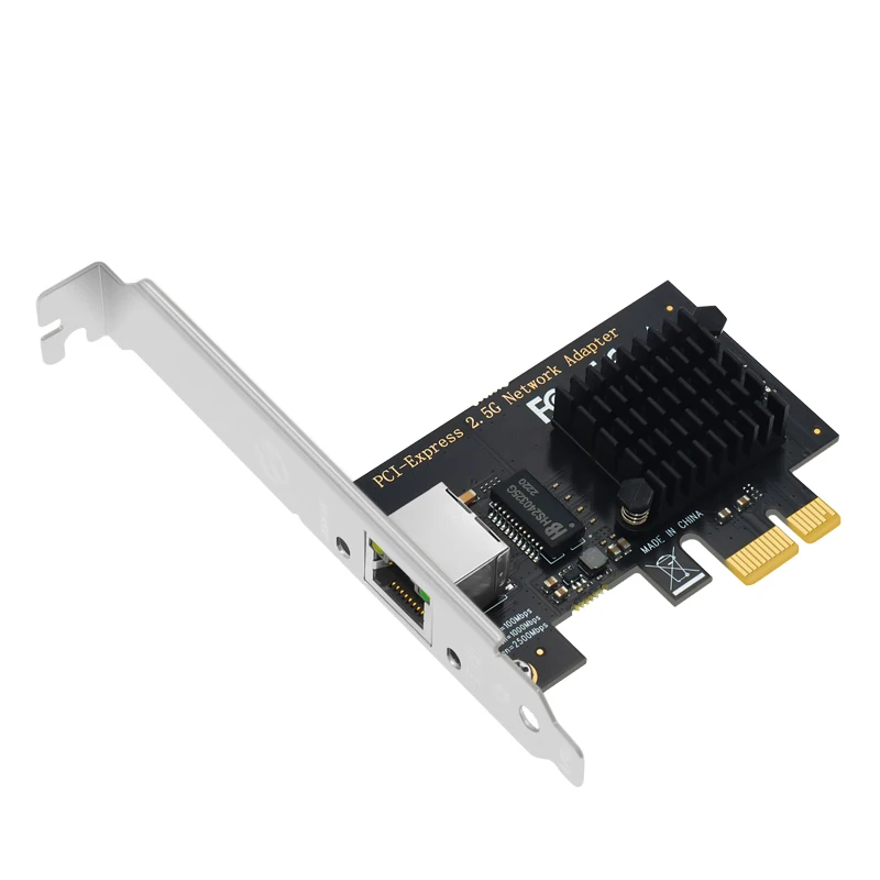 

Сетевая карта PCI Express, 2,5 Гбит/с, Gigabit Ethernet PCIE, сетевая карта, сетевой адаптер LAN, 1 порт RJ45 для чипов Intel I225V для настольного ПК