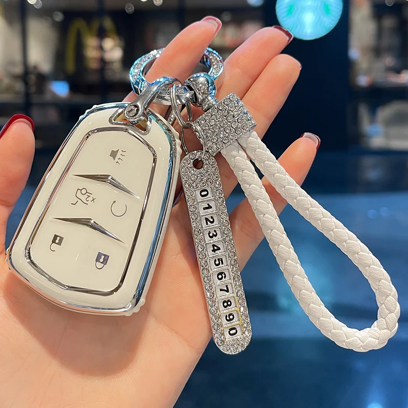 Leather Rope No. Car Key Case Cover For Cadillac ATS CT6 CTS DTS XT5 Escalade ESV SRX STS XTS 28T XT5 28E XT4 XT6 ATS-L CT5 CT4
Leather Rope No. Car Key Case Cover For Cadillac ATS CT6 CTS DTS XT5 Escalade ESV SRX STS XTS 28T XT5 28E XT4 XT6 ATS-L CT5 CT4