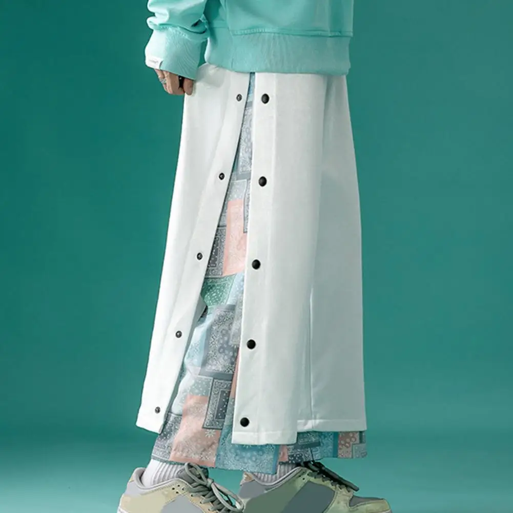 Мужские летние брюки с разрезом по бокам, мужские брюки с гео-принтом и широкими штанинами, мужская одежда
Мужские летние брюки с разрезом по бокам, мужские брюки с гео-принтом и широкими штанинами, мужская одежда