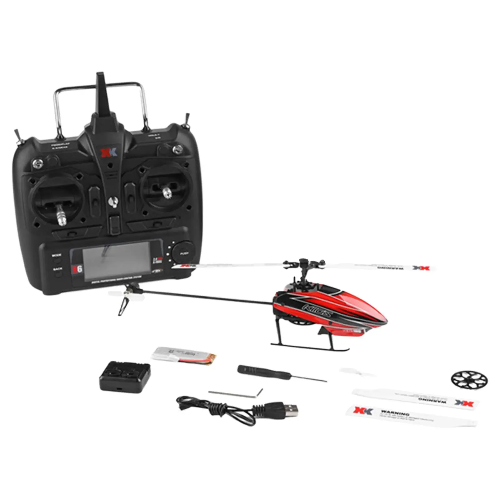 XK K110S Remote Control Helicopter with Gyro Brushless Motor 6G System 2.4G RC Airplane for Outdoor Beginners Kids Girls Boys
XK K110S Remote Control Helicopter with Gyro Brushless Motor 6G System 2.4G RC Airplane for Outdoor Beginners Kids Girls Boys