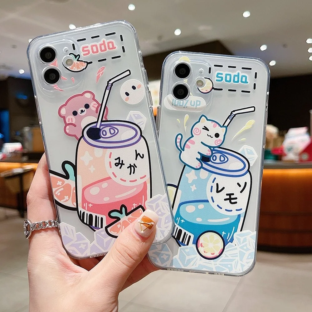 For iPhone 13 12 11 Pro Max Mini XR XS X Transparent Silicon Case For 6 6s 7 8 Plus SE Cute Summer Theme Girls iPhone Case
For iPhone 13 12 11 Pro Max Mini XR XS X Transparent Silicon Case For 6 6s 7 8 Plus SE Cute Summer Theme Girls iPhone Case