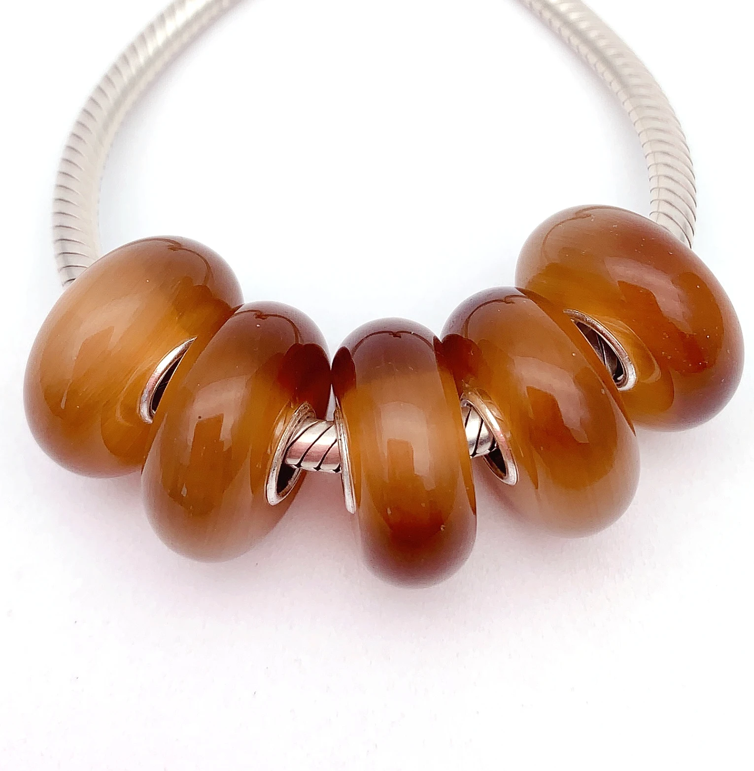 XHYG129 5X 100% Authenticity S925 Sterling Silver Beads Murano GlassBeads Fit European Charms Bracelet Diy Jewelry Lampwork
XHYG129 5X 100% Authenticity S925 Sterling Silver Beads Murano GlassBeads Fit European Charms Bracelet Diy Jewelry Lampwork