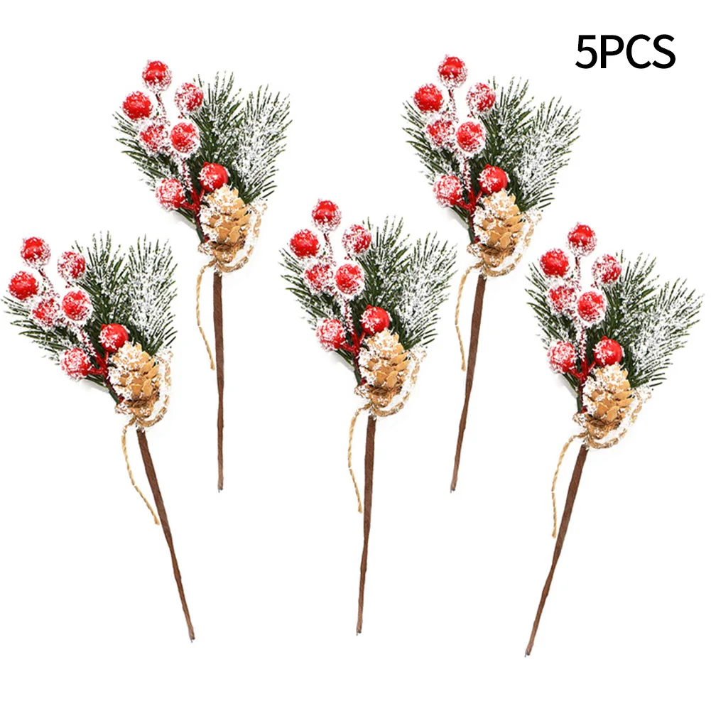 5pcs Artificial Berry Pine Needles Bouquet Christmas Decoration Xmas Tree Ornaments For Home Decor New Year 2024 Navidad
5pcs Artificial Berry Pine Needles Bouquet Christmas Decoration Xmas Tree Ornaments For Home Decor New Year 2024 Navidad