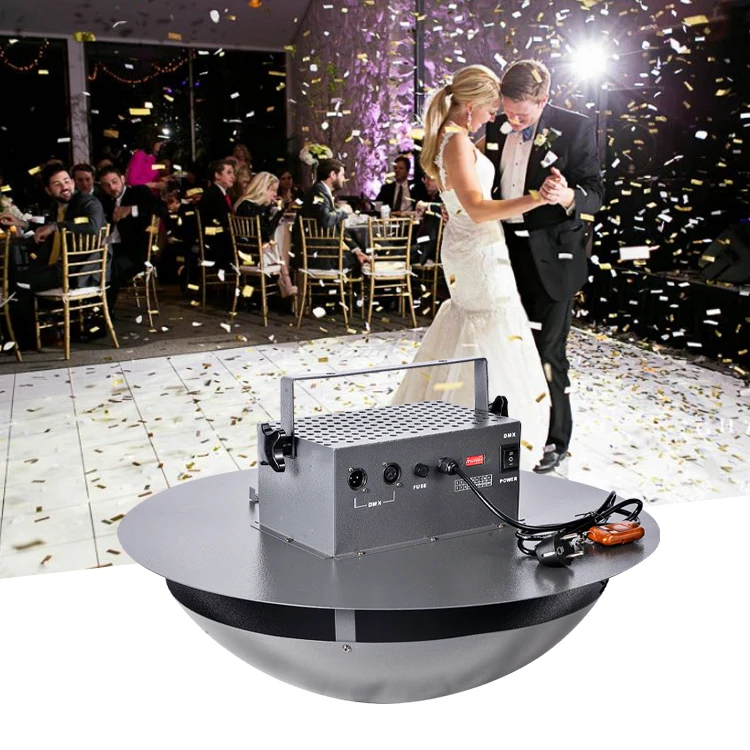 

dmx co2 rainbow confetti blower machine flower effecct for wedding
