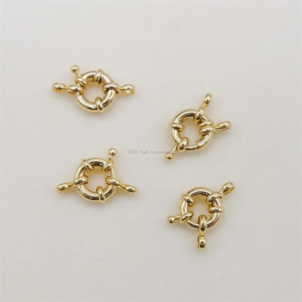 Real 18K Gold Plated Clasp Jump Rings Accessories For Bracelet Chains DIY Pearl Necklace Hooks Jewelry Making Findings Supplies
Real 18K Gold Plated Clasp Jump Rings Accessories For Bracelet Chains DIY Pearl Necklace Hooks Jewelry Making Findings Supplies