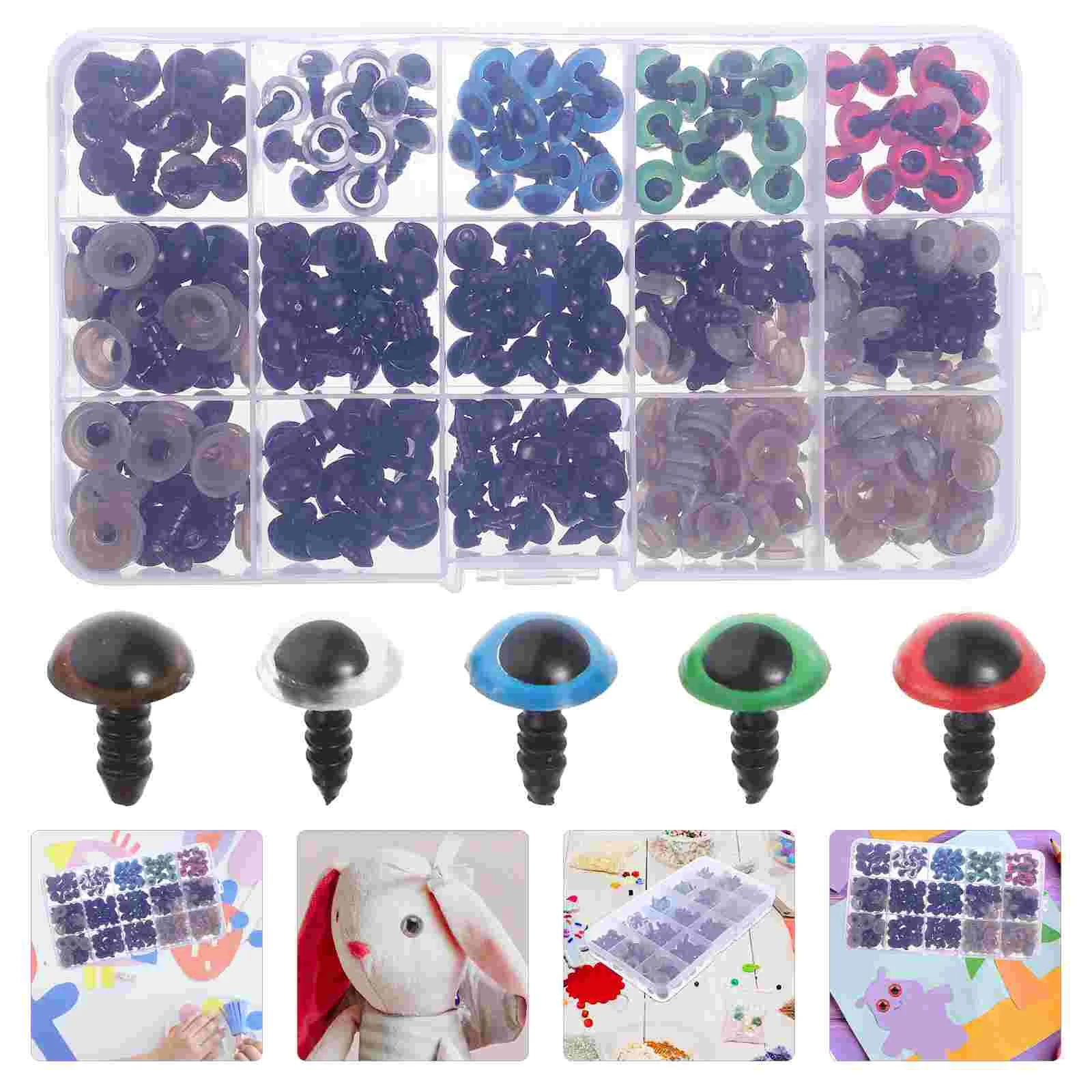 Plush DIY Set Assorted Sizes Eyes Stuffed Safety Bear Mini Plastic Animals
Plush DIY Set Assorted Sizes Eyes Stuffed Safety Bear Mini Plastic Animals