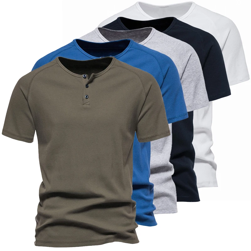 Plus Size M-5XL Summer Fashion Men's Elastic Slim Henley Shirt Shirt Men's Henry Collar Solid Short Sleeved T-shirt
Plus Size M-5XL Summer Fashion Men's Elastic Slim Henley Shirt Shirt Men's Henry Collar Solid Short Sleeved T-shirt