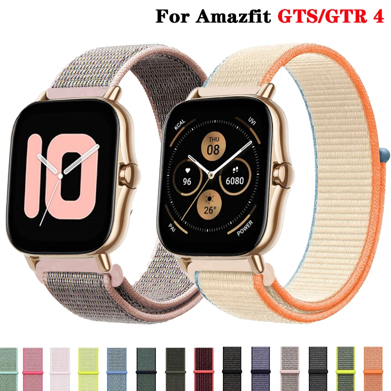 20mm 22mm Nylon Loop band For Amazfit GTS4/2/3/3pro/2e/GTS2 Mini/GTR 4 42mm/47mm/GTR2/2e/stratos belt bracelet Amazfit bip strap
20mm 22mm Nylon Loop band For Amazfit GTS4/2/3/3pro/2e/GTS2 Mini/GTR 4 42mm/47mm/GTR2/2e/stratos belt bracelet Amazfit bip strap