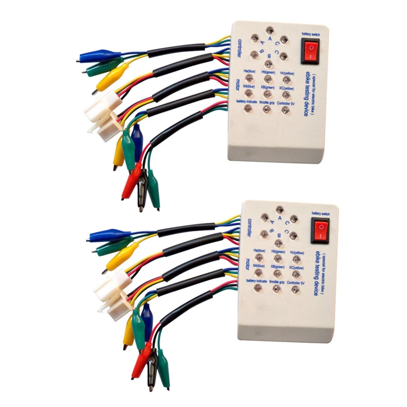 2X 24V/36V/48V/60V/72V Electro Car E-Bike Scooter Brushless Motor Controller Tester
2X 24V/36V/48V/60V/72V Electro Car E-Bike Scooter Brushless Motor Controller Tester