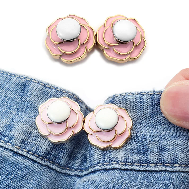 Metal Camellia Waist Buckle Detachable Tightening Snap Button Adjustable Skirt Pants Cheongsam Buckle Women Clothing Accessories
Metal Camellia Waist Buckle Detachable Tightening Snap Button Adjustable Skirt Pants Cheongsam Buckle Women Clothing Accessories
