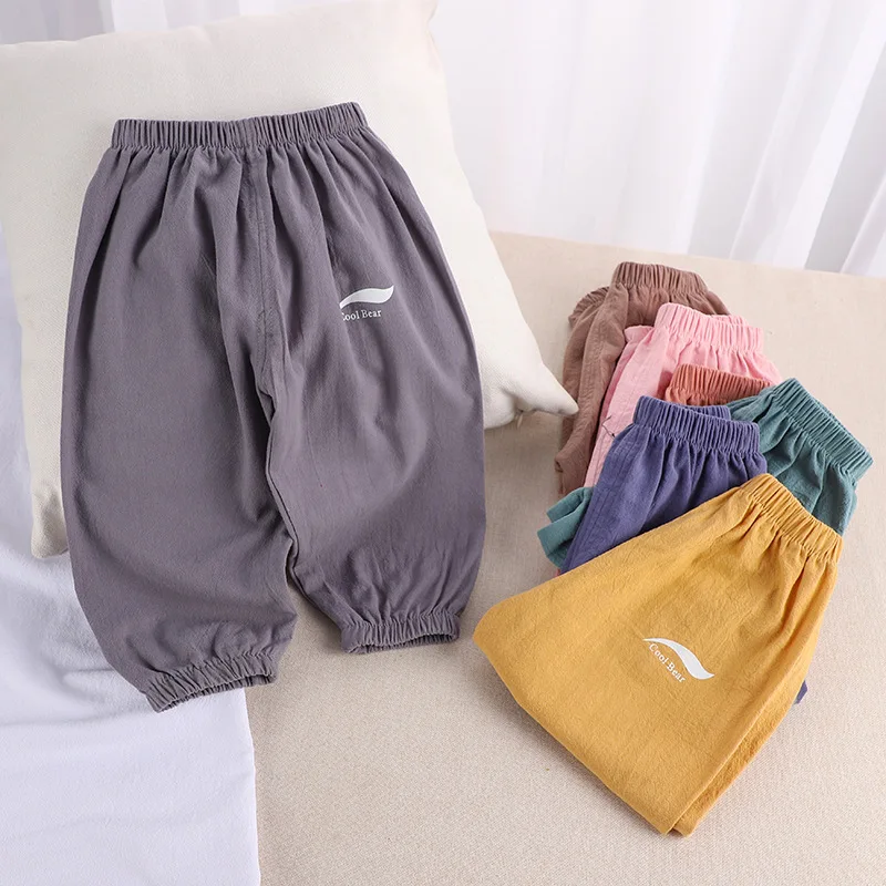 2022 New Children's Anti-Mosquito Pants Summer Baby Air Conditioning Bloomers Boys and Girls Cotton Linen Mosquito-Proof Pants
2022 New Children's Anti-Mosquito Pants Summer Baby Air Conditioning Bloomers Boys and Girls Cotton Linen Mosquito-Proof Pants