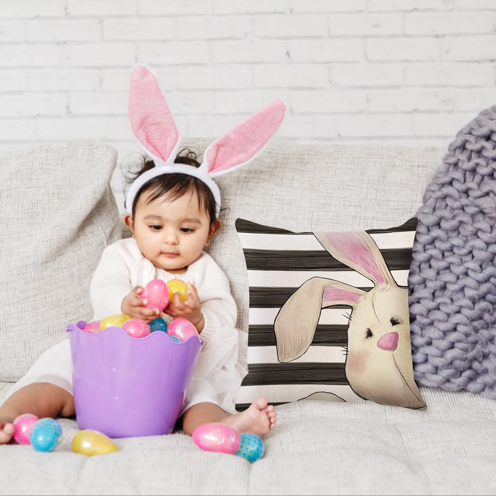 Easter Pillow Case Rabbit Bunnies With Eggs Canvas Pillow Cover,Eary To Clear Skincare Pillow Cover Наволочки Декоративные
Easter Pillow Case Rabbit Bunnies With Eggs Canvas Pillow Cover,Eary To Clear Skincare Pillow Cover Наволочки Декоративные