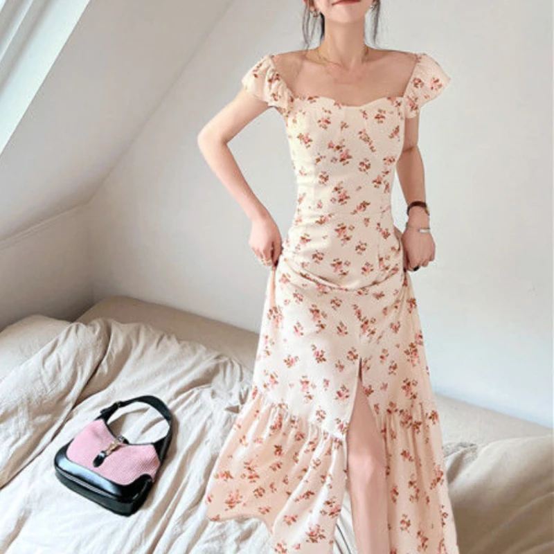 Dresses Women Slim Simple Leisure Summer Elegant Fashion Fit All-match Comfortable Classic Printed Korean Style Ladies Designed
Dresses Women Slim Simple Leisure Summer Elegant Fashion Fit All-match Comfortable Classic Printed Korean Style Ladies Designed