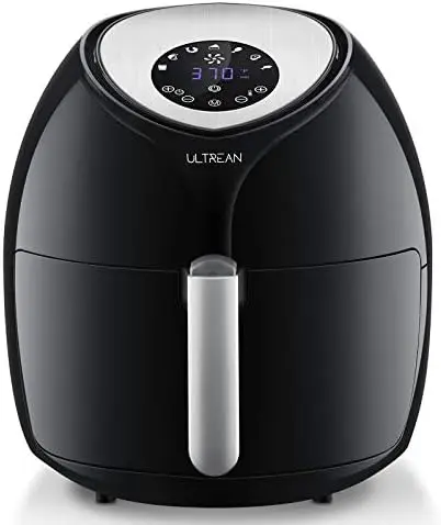 Air Fryer 6 Quart, Large Family Size Hot Airfryer XL Oven Oilless Cooker with 7 Presets, LCD Digital Touch Screen and Nonstick
Air Fryer 6 Quart, Large Family Size Hot Airfryer XL Oven Oilless Cooker with 7 Presets, LCD Digital Touch Screen and Nonstick