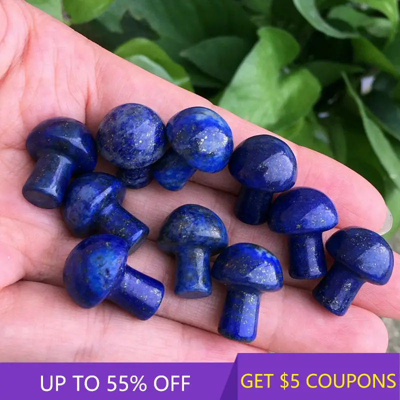 Natural Lapis Lazuli Polished Stone Carved Quartz Crystal Mini Mushroom Healing Reiki Mineral Rock Statue Ornament Decor Gift
Natural Lapis Lazuli Polished Stone Carved Quartz Crystal Mini Mushroom Healing Reiki Mineral Rock Statue Ornament Decor Gift