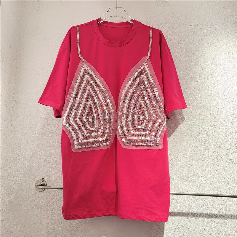 Oversized T Dress for Women 2023 Summer New Heavy Industry Fake Two-Piece Design Casual All-Match Short Sleeve Dress Loose
Oversized T Dress for Women 2023 Summer New Heavy Industry Fake Two-Piece Design Casual All-Match Short Sleeve Dress Loose