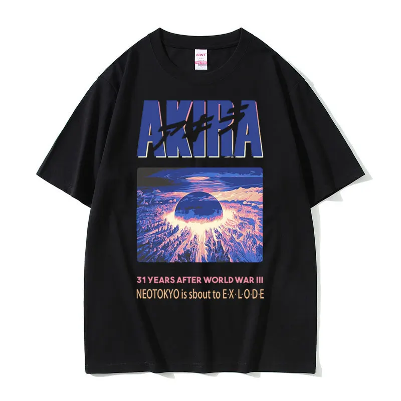Anime Akira Neo Tokyo Is about To Explode Graphic Tee Shirt Manga Movie Science Fiction Shotaro Kaneda T-shirt Men Cartoon Tees
Anime Akira Neo Tokyo Is about To Explode Graphic Tee Shirt Manga Movie Science Fiction Shotaro Kaneda T-shirt Men Cartoon Tees
