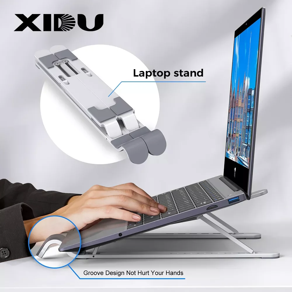 XIDU Portable Laptop Stand for MacBook Air Pro Foldable Notebook Stand for Laptop Computer Holder Cooling Bracket Riser
XIDU Portable Laptop Stand for MacBook Air Pro Foldable Notebook Stand for Laptop Computer Holder Cooling Bracket Riser