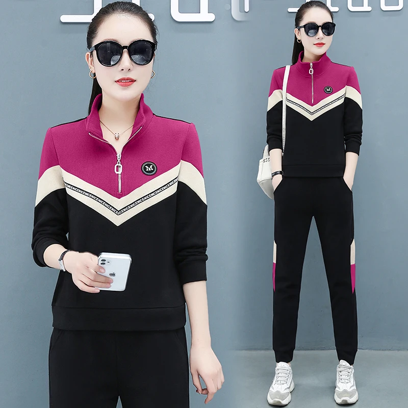 Sports Suits Women Autumn Winter 2022 New Fashion Western Style Loose Sweater Running Two Piece Set Plus Size
Sports Suits Women Autumn Winter 2022 New Fashion Western Style Loose Sweater Running Two Piece Set Plus Size