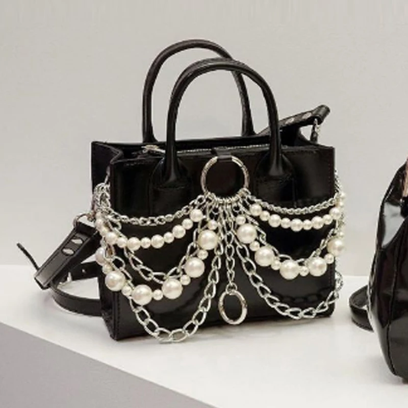 Square Pearl Chains Decoration Bags For Women Luxury Designer Handbags and Purses 2023 New In Fashion Shoulder Crossbody Bags
Square Pearl Chains Decoration Bags For Women Luxury Designer Handbags and Purses 2023 New In Fashion Shoulder Crossbody Bags