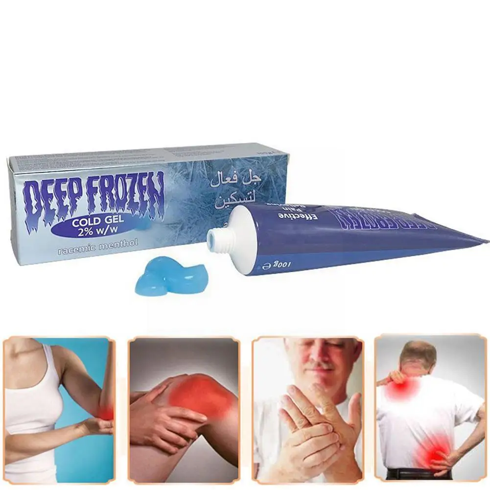 1 Pcs Deep Heat Ice Gel Cold Therapy Pain Relief Cream Muscle Shoulder Pain Gel Pain Back Rheumatism Strains Arthritis Mass
1 Pcs Deep Heat Ice Gel Cold Therapy Pain Relief Cream Muscle Shoulder Pain Gel Pain Back Rheumatism Strains Arthritis Mass