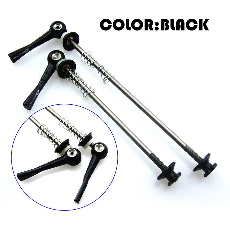 

2022 NEW Kactus TECH 1 Pair Titanium Axle Bike Skewers CNC AL Quick Release MTB Road Bicycle Wheel Hub Skewer Lever Set KT-15