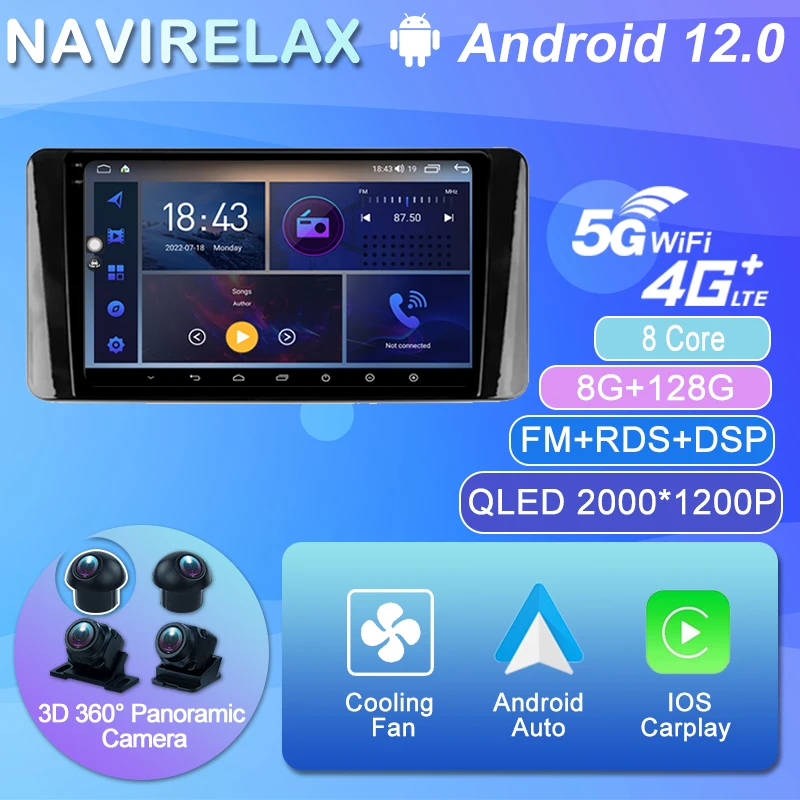 

Android 12 For Volkswagen Polo Mk6 VI 6 2020 - 2022 Car Radio Multimedia Video Player Navigation Stereo GPS No 2Din 2 Din DVD